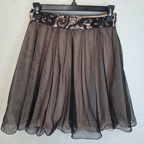 Love Reign Vintage Black & Pink Lace Skirt Set | Size 1 | 2-Piece - Picture 8 of 15